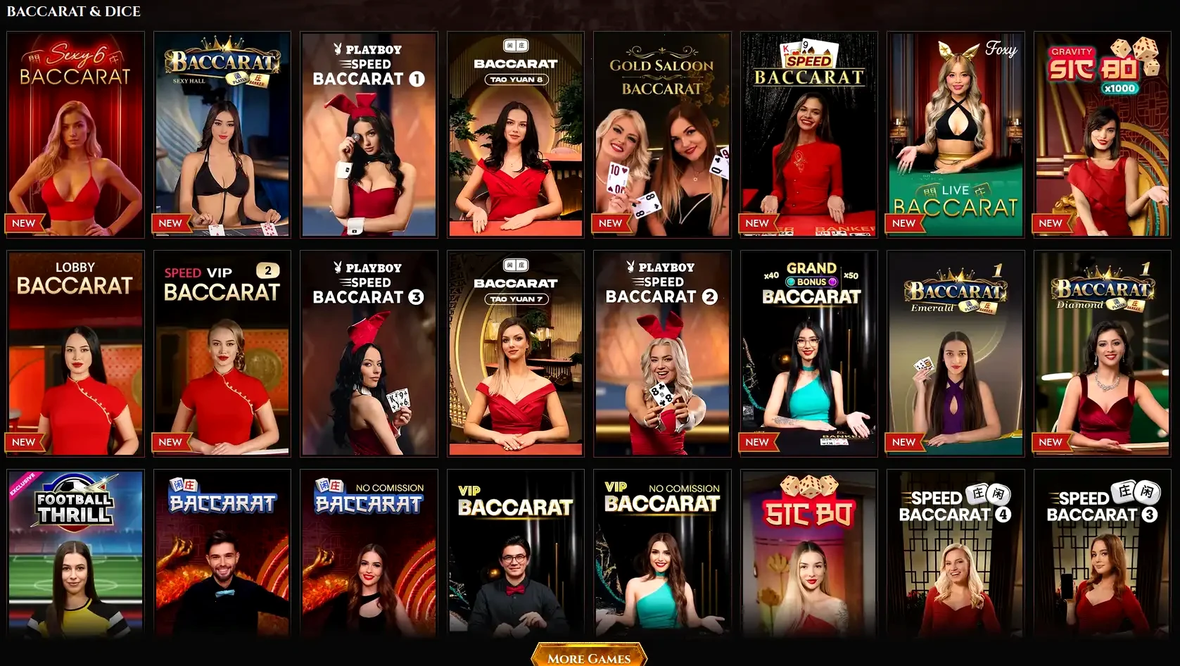 Overzicht spelcollectie Mr Punter online casino